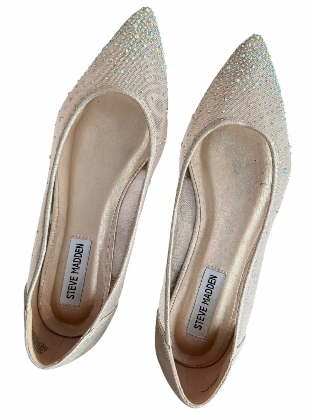 Steve Madden Veloche Beaded Flats Size 8